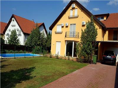 (VIDEO) 5 bedroom mediteranean villa with private swimming pool, long term rental, Iancu Nicolae