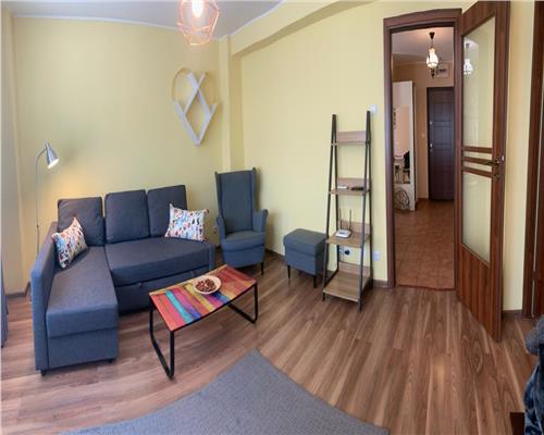 Bright 1 bedroom apartment for rental, Decebal, quiet area,